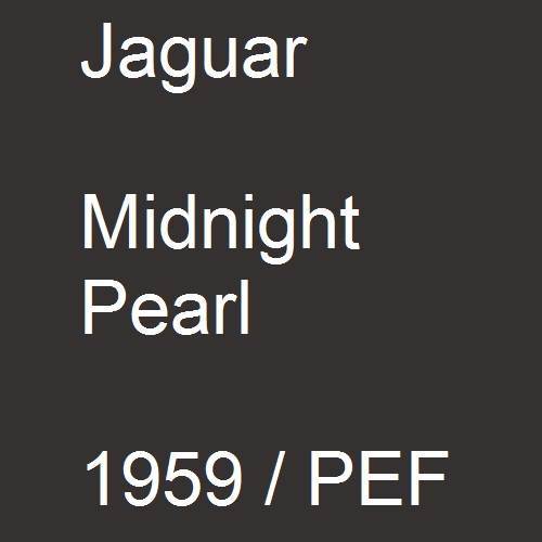 Jaguar, Midnight Pearl, 1959 / PEF.